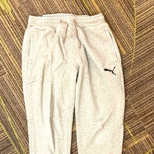 Men’s Medium Light Gray Puma Sweatpants
